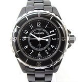 Chanel J12 Quartz Ceramic Black Dial Black Steel Strap Watch for Women - J12 H0682 Buy Now By Chanel