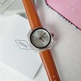 Fossil Candy White Dial Brown Leather Strap Watch for Women - ES3538 Buy Now By Fossil
