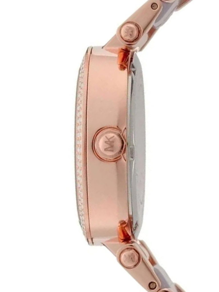 Michael Kors Parker Chronograph Purple Dial Rose Gold Steel Strap Watch For Women - MK6417 Buy Now By Michael Kors