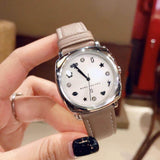 Marc Jacobs Mandy Silver Dial Brown Leather Strap Watch for Women - MJ1563 Buy Now By Marc Jacobs