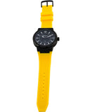 Salvatore Ferragamo F-80 Classic Black Dial Yellow Rubber Strap Watch for Men - SFHY01522 Buy Now By Salvatore Ferragamo