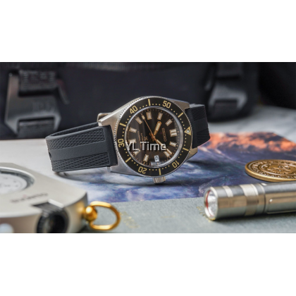 Seiko Prospex 1965 Diver's Modern Re-Interpretation Automatic Brown Dial Black Rubber Strap Watch For Men - SPB147J1 Buy Now By Seiko