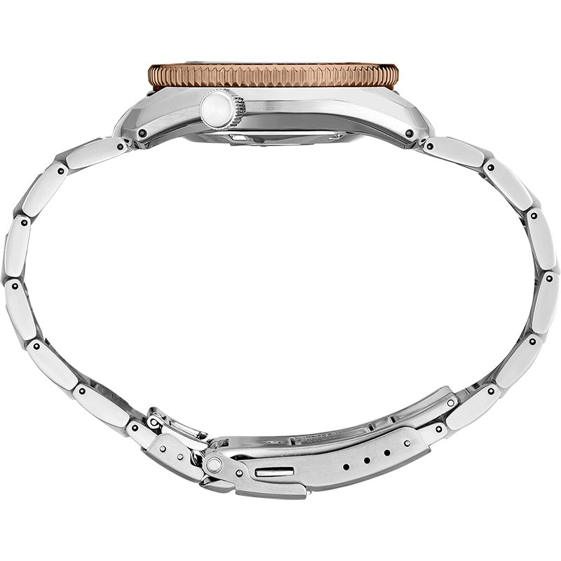 Seiko Prospex Sea Diver Automatic Brown Dial Silver Steel Strap Watch For Men - SPB240J1 Buy Now By Seiko