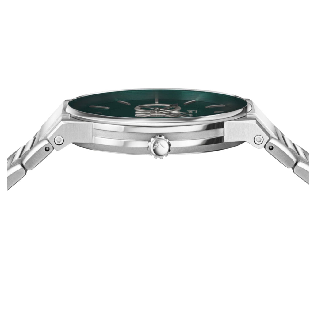 Salvatore Ferragamo Sapphire Bracelet Green Dial Silver Steel Strap Watch For Men - SFHP01224 Buy Now By Salvatore Ferragamo