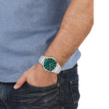 Salvatore Ferragamo Sapphire Bracelet Green Dial Silver Steel Strap Watch For Men - SFHP01224 Buy Now By Salvatore Ferragamo
