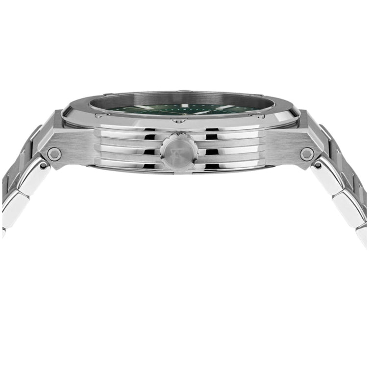 Salvatore Ferragamo F-80 Bracelet Green Dial Silver Steel Strap Watch For Men - SFHY00621 Buy Now By Salvatore Ferragamo
