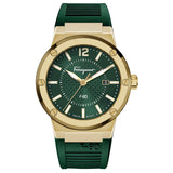 Salvatore Ferragamo F-80 Classic Green Dial Green Rubber Strap Watch for Men - SFHY02022 Buy Now By Salvatore Ferragamo