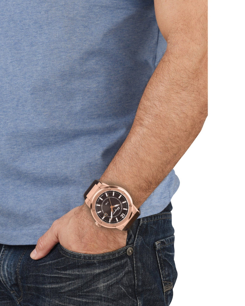 Salvatore Ferragamo F-80 Classic Black Dial Black Rubber Strap Watch for Men - SFHY02522 Buy Now By Salvatore Ferragamo