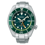 Seiko Prospex GMT Divers Automatic Marine Green Dial Silver Steel Strap Watch For Men - SPB381J1 Buy Now By Seiko