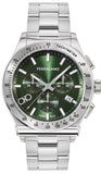 Salvatore Ferragamo 1927 Chrono Green Dial Silver Steel Strap Watch for Men - SFKZ00423 Buy Now By Salvatore Ferragamo