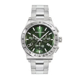 Salvatore Ferragamo 1927 Chrono Green Dial Silver Steel Strap Watch for Men - SFKZ00423 Buy Now By Salvatore Ferragamo