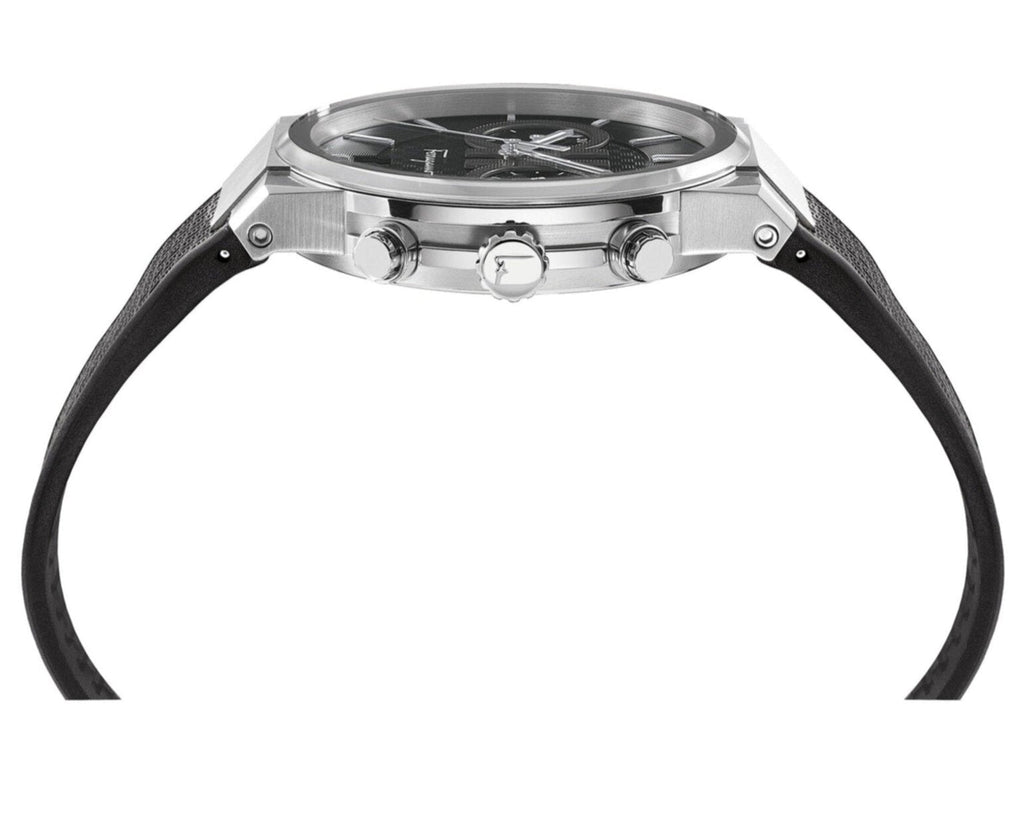 Salvatore Ferragamo Sapphire Chrono Black Dial Black Silicone Strap Watch for Men - SFME00121 Buy Now By Salvatore Ferragamo