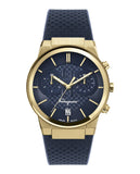 Salvatore Ferragamo Sapphire Chrono Blue Dial Blue Silicone Strap Watch for Men - SFME00221 Buy Now By Salvatore Ferragamo