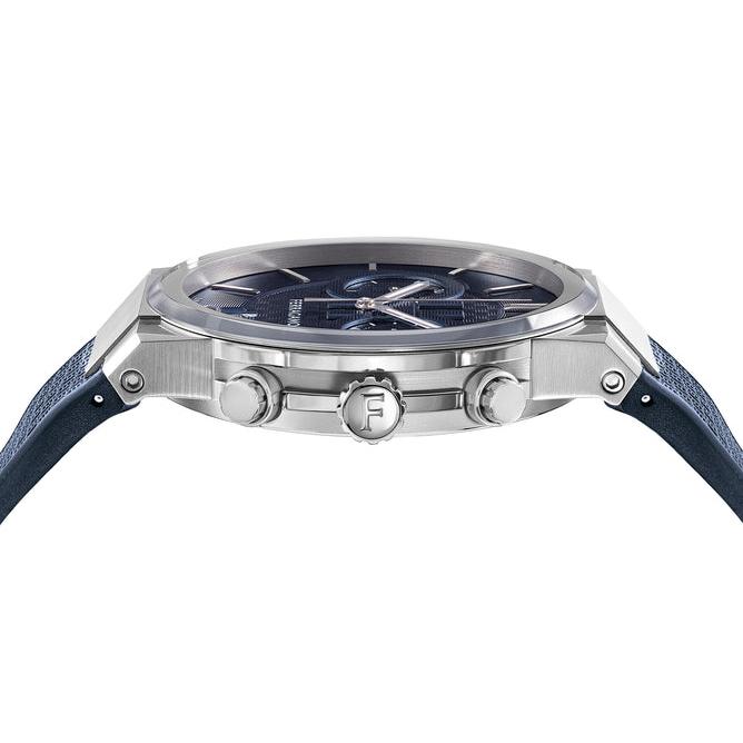 Salvatore Ferragamo Sapphire Chrono Blue Dial Blue Rubber Strap Watch for Men - SFME00923 Buy Now By Salvatore Ferragamo