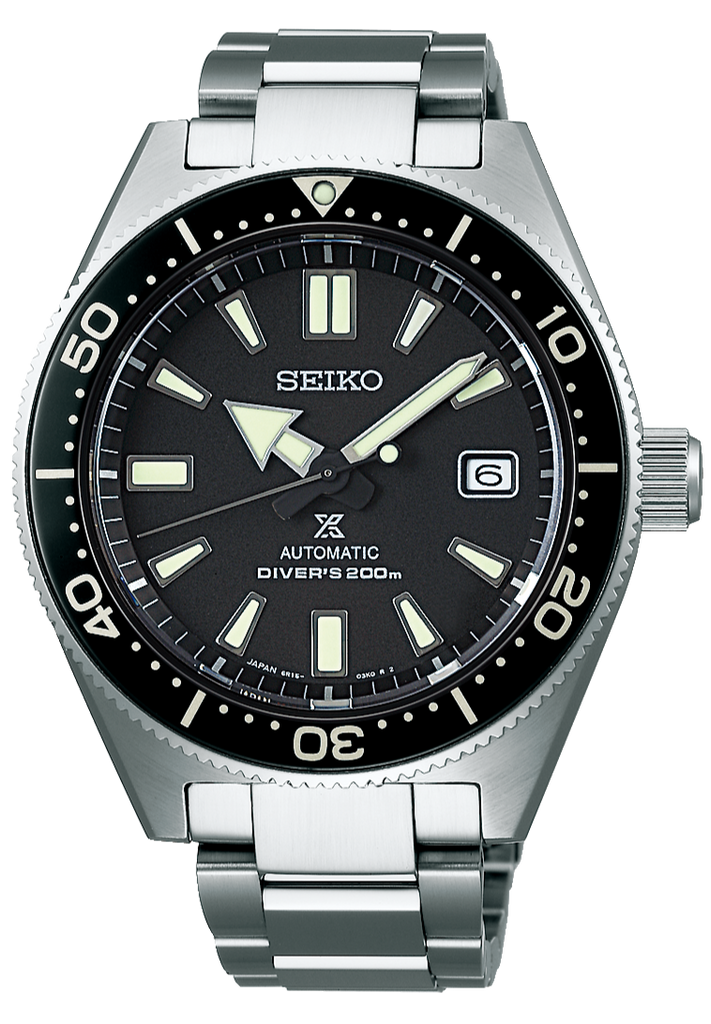 Seiko Prospex Automatic Diver Black Dial Silver Steel Strap Watch For Men - SPB051J1 Buy Now By Seiko