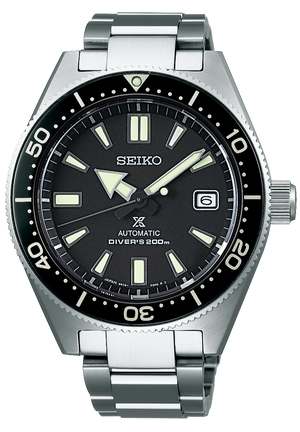 Seiko Prospex Automatic Diver Black Dial Silver Steel Strap Watch For Men - SPB051J1 Buy Now By Seiko