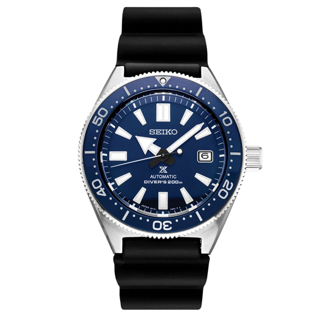 Seiko Prospex Analogue Automatic Diver Blue Dial Black Rubber Strap Watch For Men - SPB053J1 Buy Now By Seiko