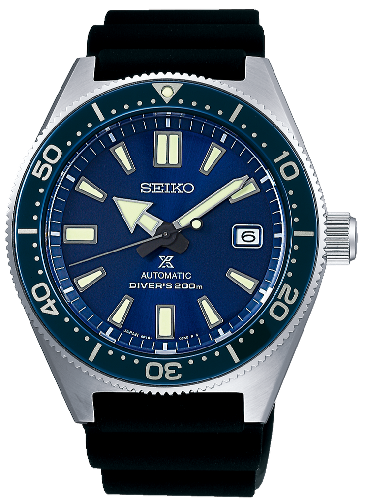Seiko Prospex Analogue Automatic Diver Blue Dial Black Rubber Strap Watch For Men - SPB053J1 Buy Now By Seiko