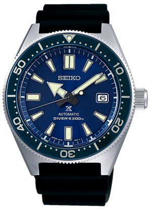 Seiko Prospex Analogue Automatic Diver Blue Dial Black Rubber Strap Watch For Men - SPB053J1 Buy Now By Seiko