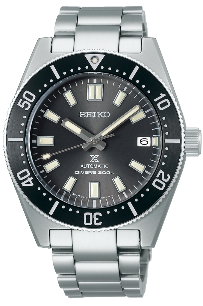 Seiko Prospex 1965 Modern Re Interpretation Automatic Black Dial Silver Steel Strap Watch For Men - SPB143J1 Buy Now By Seiko