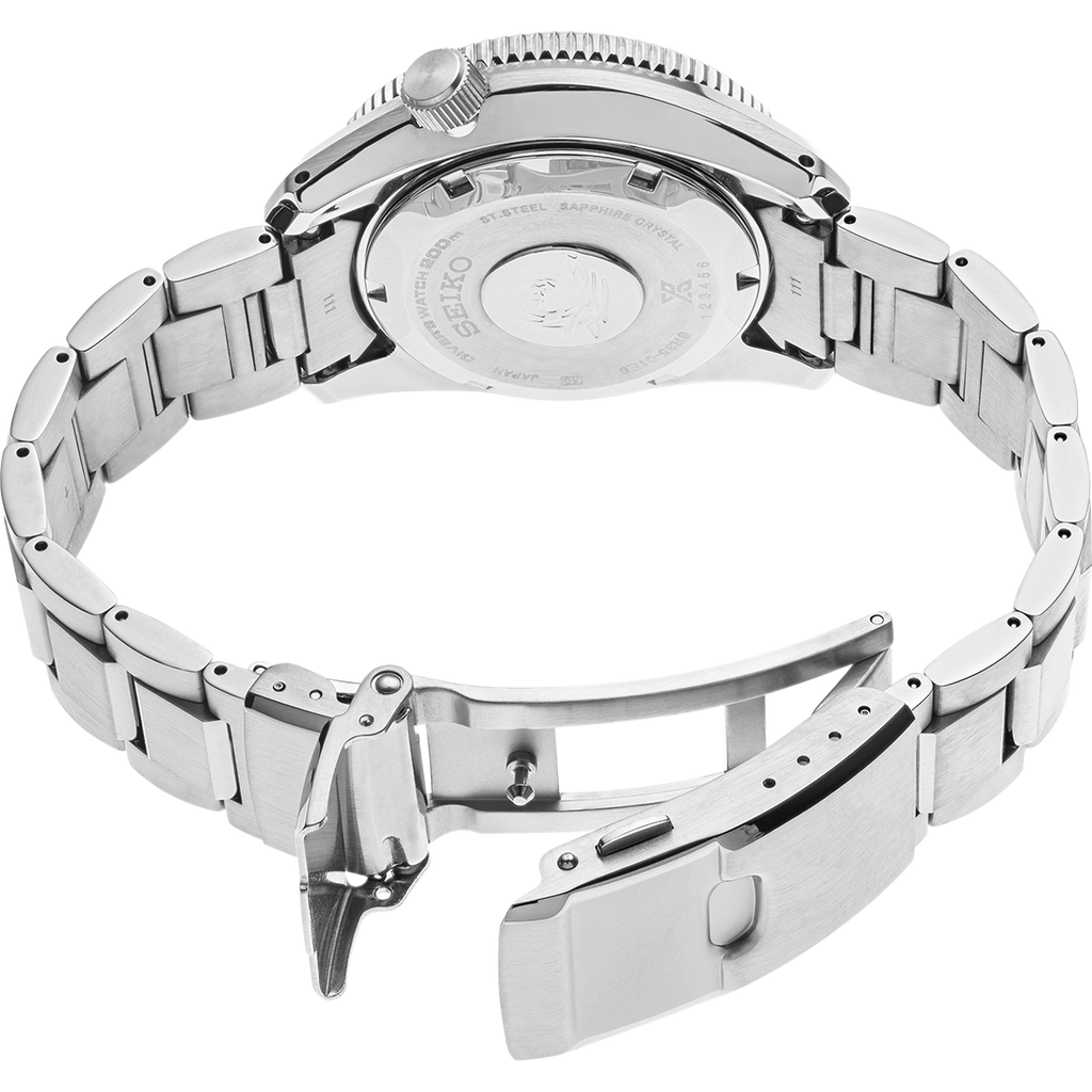 Seiko Prospex Sea Automatic Diver Green Dial Silver Steel Strap Watch For Men - SPB187J1 Buy Now By Seiko