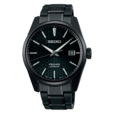 Seiko Presage Sharp Edged Series Black Dial Black Steel Strap Watch For Men - SPB229J1 Buy Now By Seiko