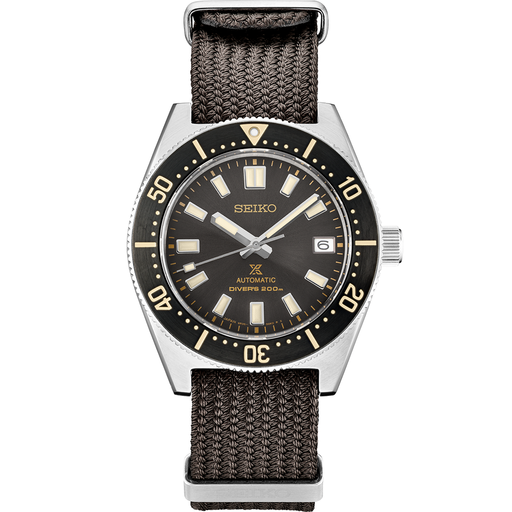 Seiko Prospex 1965 Diver’s Re-Interpretation Automatic Black Dial Brown NATO Strap Watch For Men - SPB239J1 Buy Now By Seiko