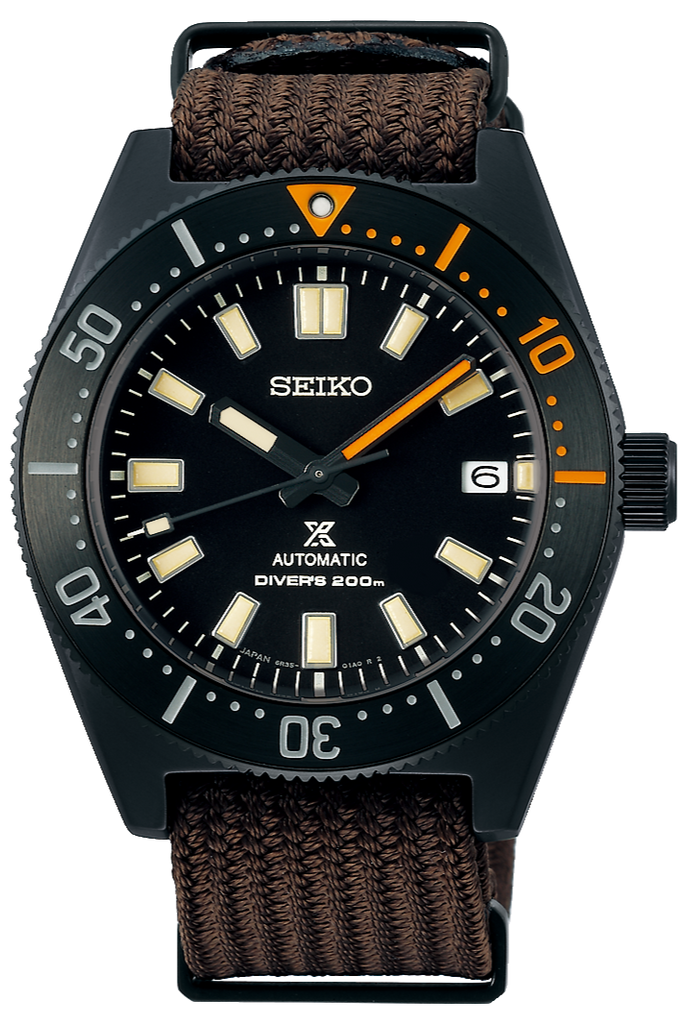 Seiko Prospex Black Series 1965 Limited Edition Black Dial Brown NATO Strap Watch For Men - SPB253J1 Buy Now By Seiko