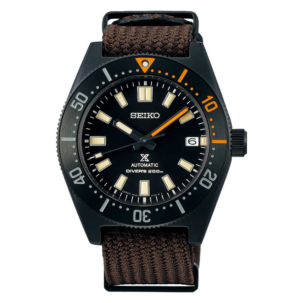Seiko Prospex Black Series 1965 Limited Edition Black Dial Brown NATO Strap Watch For Men - SPB253J1 Buy Now By Seiko
