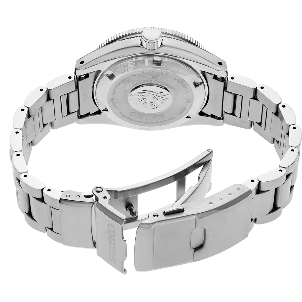 Seiko Prospex Glacier Save the Ocean Green Dial Silver Steel Strap Watch For Men - SPB297J1 Buy Now By Seiko