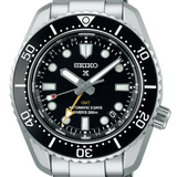 Seiko Prosprex Dark Depths GMT Automatic Black Dial Silver Steel Strap Watch For Men - SPB383J1 Buy Now By Seiko