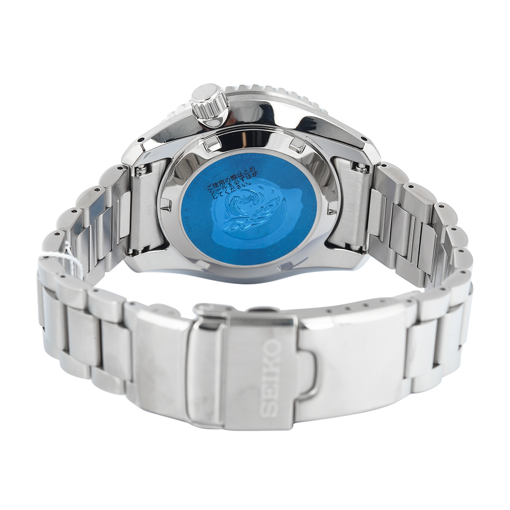 Seiko Prospex Limited Edition Automatic GMT Glacier Blue Dial Silver Steel Strap Watch For Men - SPB385J1 Buy Now By Seiko