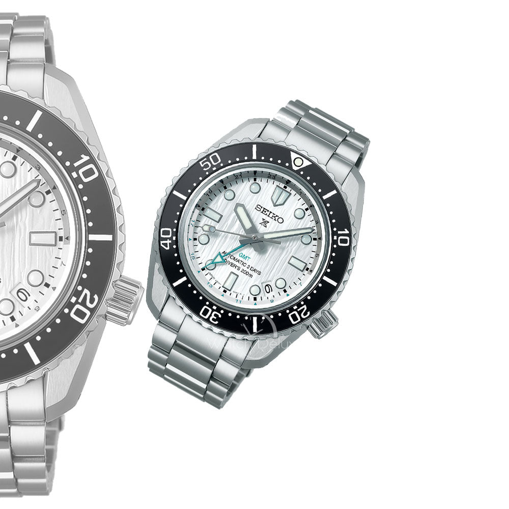 Seiko Prospex Sea Arctic Ocean GMT Limited Edition Silver Dial Silver Steel Strap Watch For Men - SPB439J1 Buy Now By Seiko