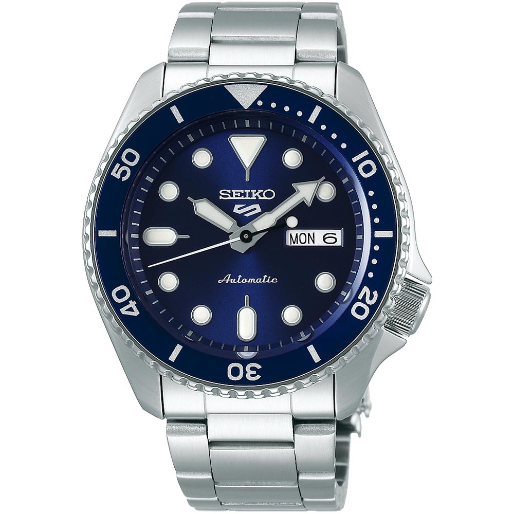 Seiko 5 Sports Automatic Analog Blue Dial Silver Steel Strap Watch For Men - SRPD51K1 Buy Now By Seiko