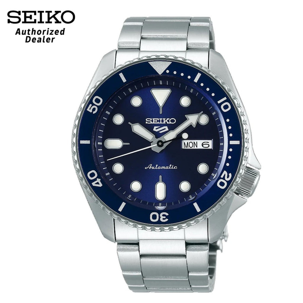 Seiko 5 Sports Automatic Analog Blue Dial Silver Steel Strap Watch For Men - SRPD51K1 Buy Now By Seiko