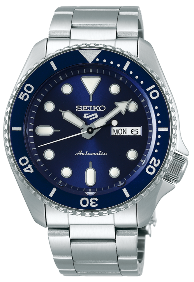 Seiko 5 Sports Automatic Analog Blue Dial Silver Steel Strap Watch For Men - SRPD51K1 Buy Now By Seiko