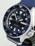 Seiko 5 Sports Automatic SKX Blue Dial Blue NATO Strap Watch For Men - SRPD51K2 Buy Now By Seiko