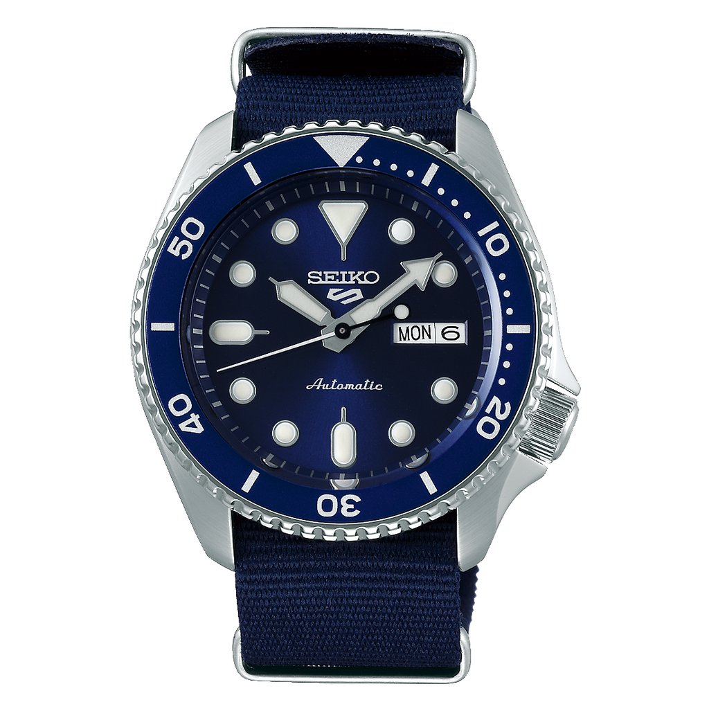 Seiko 5 Sports Automatic SKX Blue Dial Blue NATO Strap Watch For Men - SRPD51K2 Buy Now By Seiko