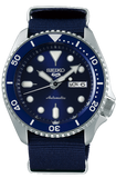 Seiko 5 Sports Automatic SKX Blue Dial Blue NATO Strap Watch For Men - SRPD51K2 Buy Now By Seiko