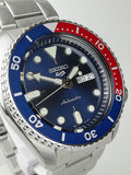 Seiko 5 Sports Automatic Blue Dial Silver Steel Strap Watch For Men - SRPD53K1 Buy Now By Seiko