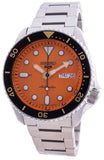 Seiko 5 Sports Automatic Orange Dial Silver Steel Strap Watch For Men - SRPD59K1 Buy Now By Seiko