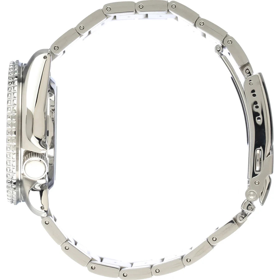 Seiko 5 Sports Automatic Green Dial Silver Steel Strap Watch For Men - SRPD61K1 Buy Now By Seiko