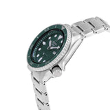 Seiko 5 Sports Automatic Green Dial Silver Steel Strap Watch For Men - SRPD61K1 Buy Now By Seiko