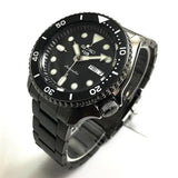 Seiko 5 Sports Automatic Black Dial Black Steel Strap Watch For Men - SRPD65K1 Buy Now By Seiko