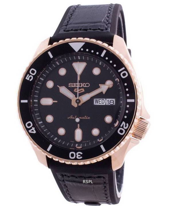 Seiko 5 Sport SKX Automatic Black Dial Black Silicone Strap Watch For Men - SRPD76K1 Buy Now By Seiko