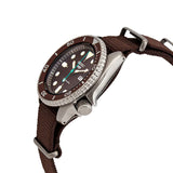 Seiko 5 Sport Automatic Brown Dial Brown Nylon Strap Watch For Men - SRPD85K1 Buy Now By Seiko