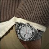 Seiko 5 Sports Special Edition Silver Dial Silver Steel Strap Watch For Men - SRPK09K1 Buy Now By Seiko