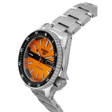 Seiko 5 Sports Double Hurricane Retro Orange Dial Silver Steel Strap Watch For Men - SRPK11K1 Buy Now By Seiko