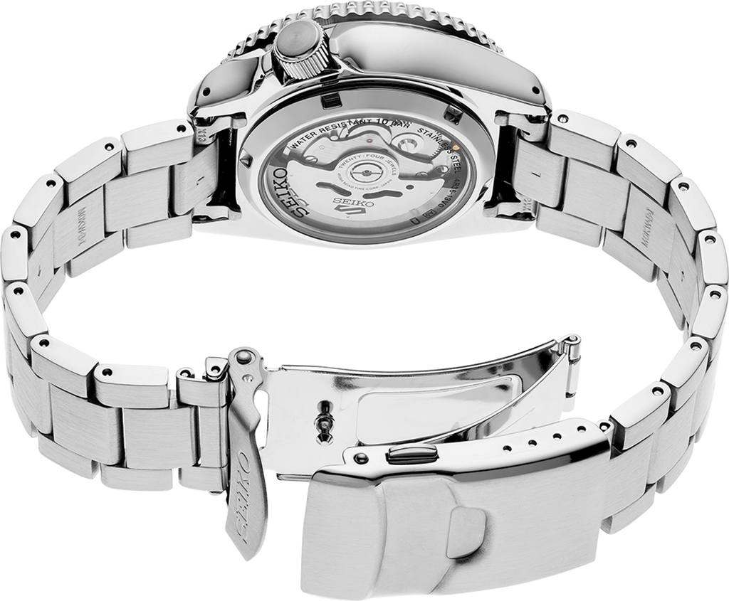 Seiko 5 Sports Special Edition Silver Dial Silver Steel Strap Watch For Men - SRPK09K1 Buy Now By Seiko