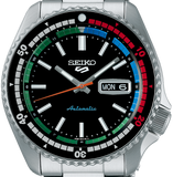 Seiko 5 Sports SKX Series Regatta Timer Retro Blue Dial Silver Steel Strap Watch For Men - SRPK13K1 Buy Now By Seiko